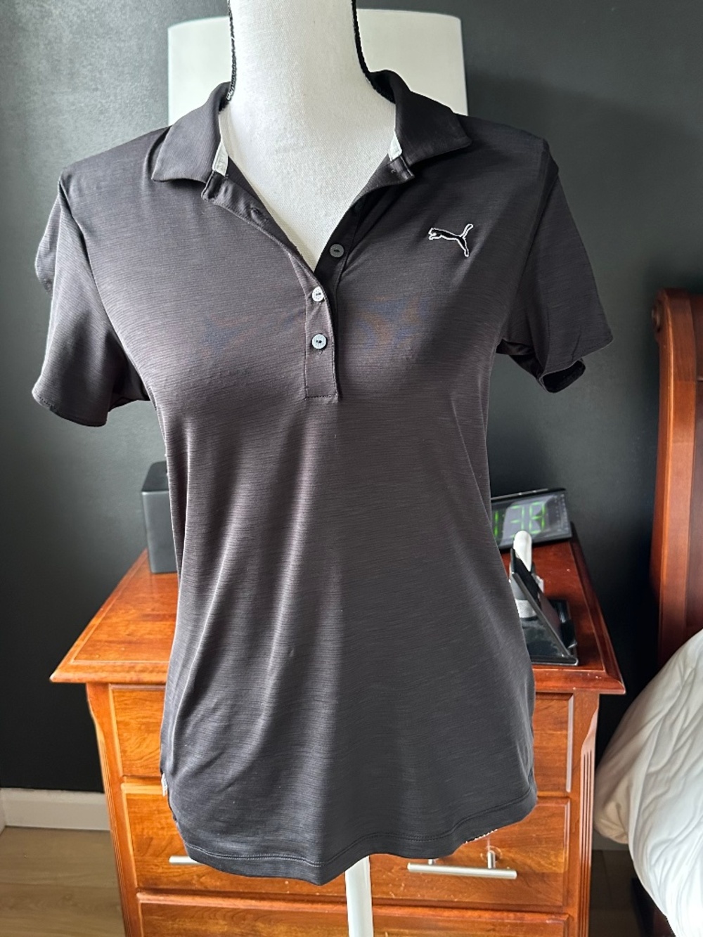 Black Puma Golf Shirt -Hard Rock Golf Riviera Maya - Sz S